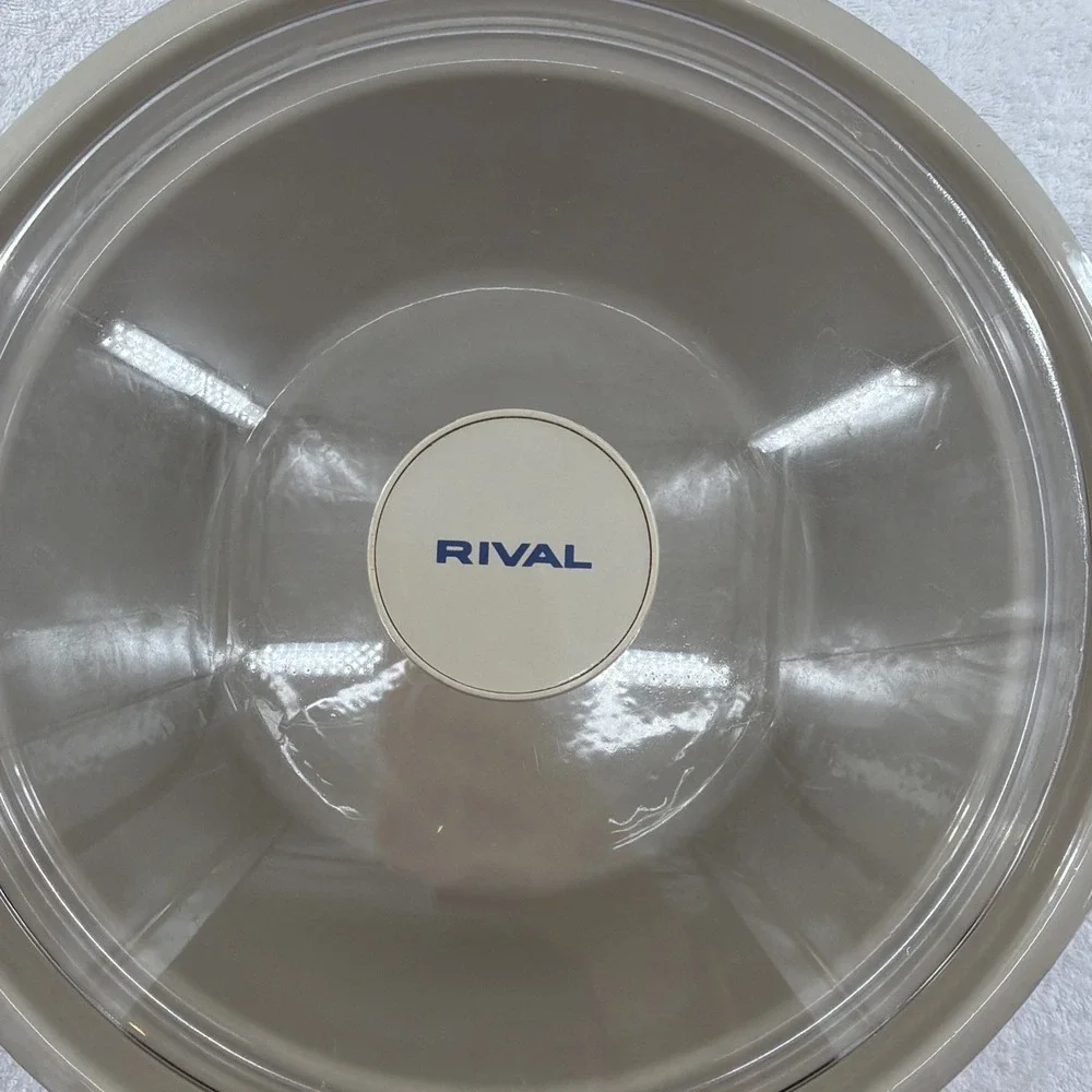 Vtg 90's 5qt Rival Crock Pot Insert & Lid 3355-180-250 Original Replacement Only